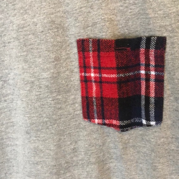 Flannel print scope style short sleeve - Picture 2 of 5